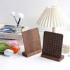 Creative 72 Holes Earring Holder with Base Jewelry Display Wood Earring Stands Desktop Jewelry Rack Display