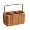 OLOEY Picknickkorb für den Außenbereich im Rattan-Stil