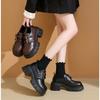 Fashion Women's High Heel Soft Leather Shoes Spring Thick Bottom Platform Mary Jane Shoes Retro Japanese Jk Uniform Lolita Shoes Women