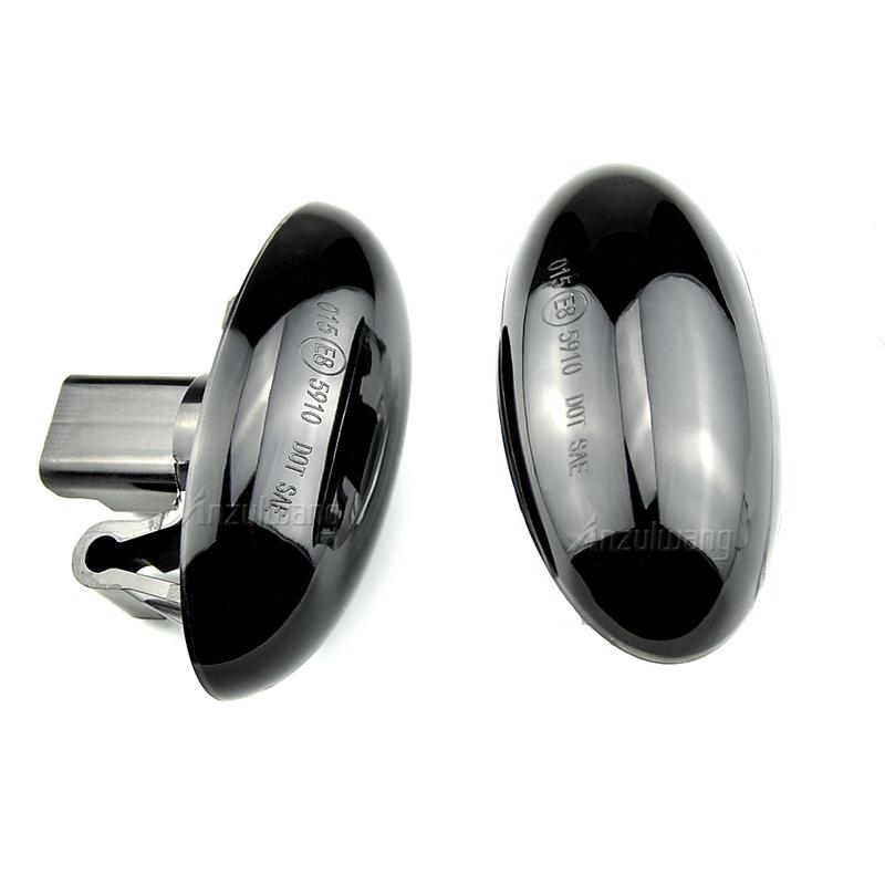 Pair Led Dynamic Turn Signal Side Marker Light For Peugeot 307 206 407 107 607 Sequential Blinker Light For Citroen C1 C2 C3