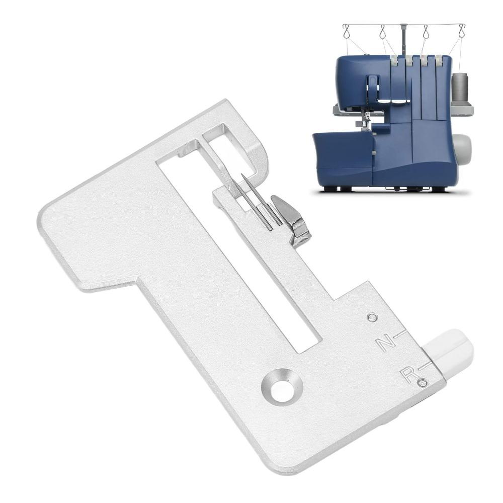 Precise Structure Hole Sewing Needle Plate Stable Stitching Precision Replacement Part Iron Durable for SergerS0230