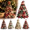 Decoración para el Hogar en Vacaciones Suministros para Manualidades Kit de Árbol de Navidad Acolchado Set de Manualidades Patchwork de Tela 3D para Proyectos de Costura Principiantes Hecho a Mano para Principiantes