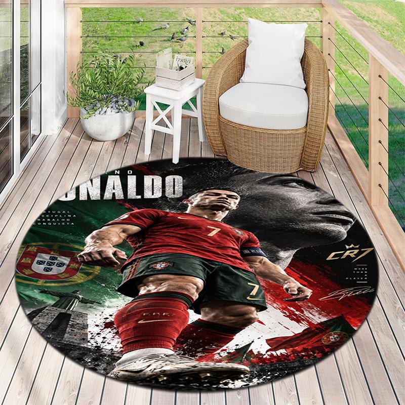 Ronaldo Legacy Glory Champions Carpet Printing Floor Mats Bathroom Mat Fashion Dormitory Decoration