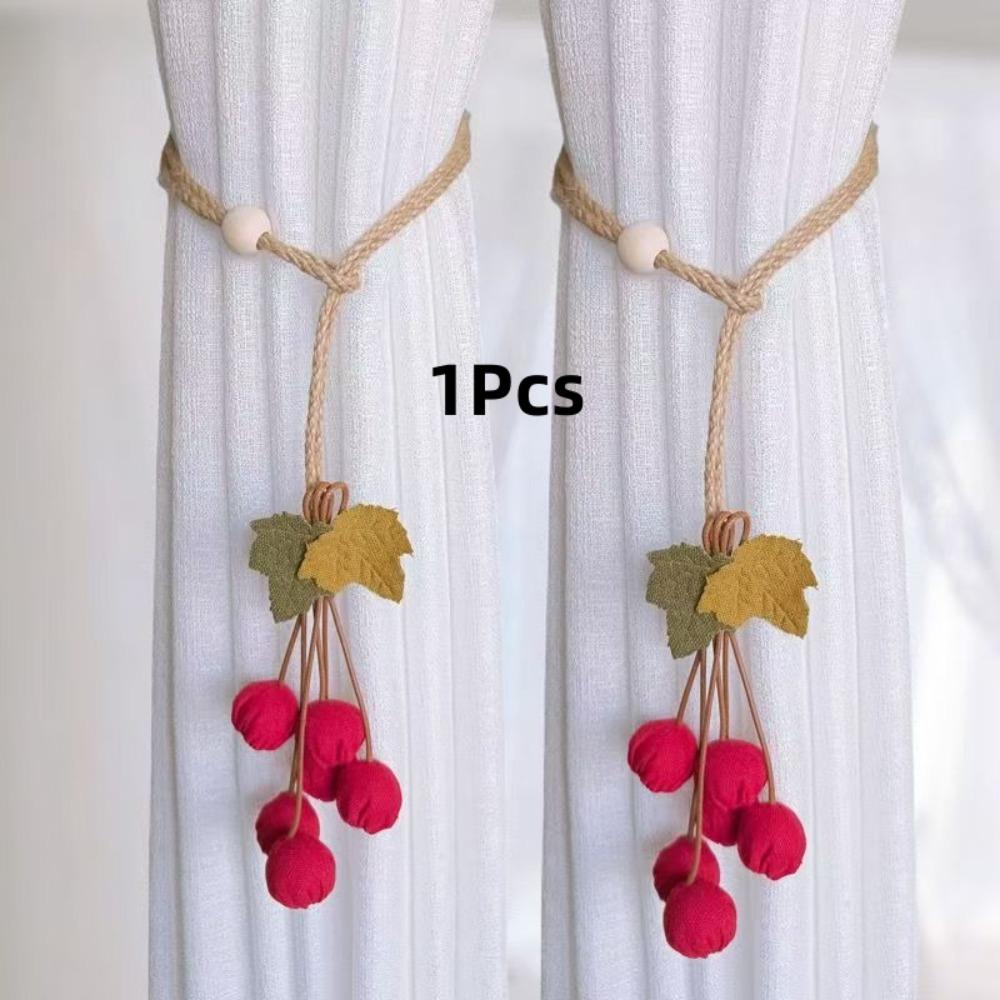 

1 шт. Зажимы для штор в форме цветка, держатели для шторной веревки в форме тыквы, для детской комнаты 1Pcs-04