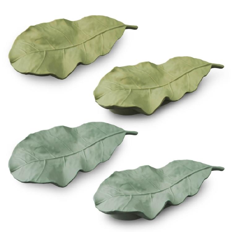 Leaf Shaped Jewelry Dish Molds Silicone Material for Epoxy Resin Casting Tray