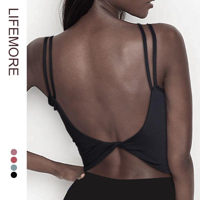 

Women s Outwear Strap Sports Bra Summer Yoga Vest S Black