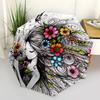 1pc FlowerGirl Automatic Open/close Umbrella, 8-Rib Sturdy Structure, Auto Folding/Opening, Portable Travel Umbrella for Women, C38