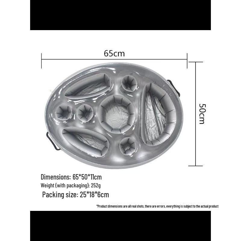 Inflatable Ice Bucket & Drink Holder Float for Parties