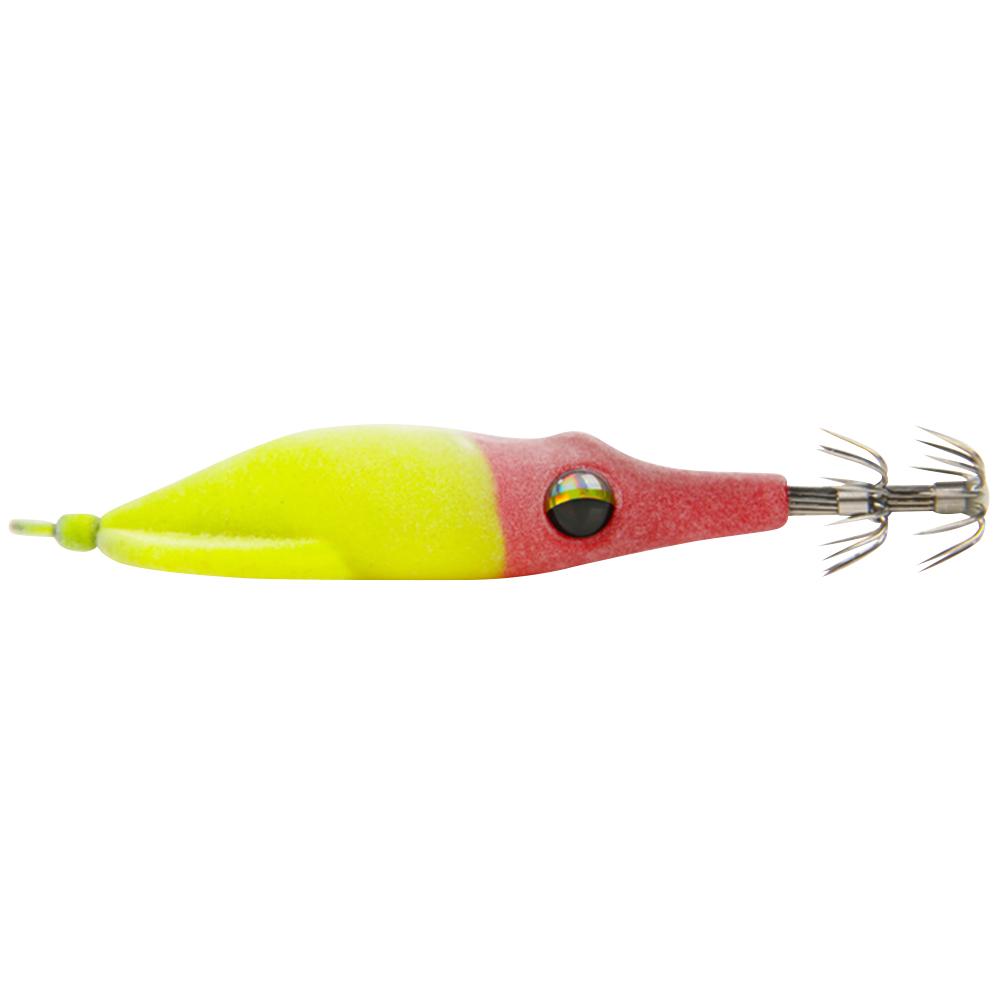 

Flocking Cuttlefish Bait Double Hook Octopus Bait Realistic Squid Cuttlefish Fishing Lures 360 Degree Rotating Ring for Fishing