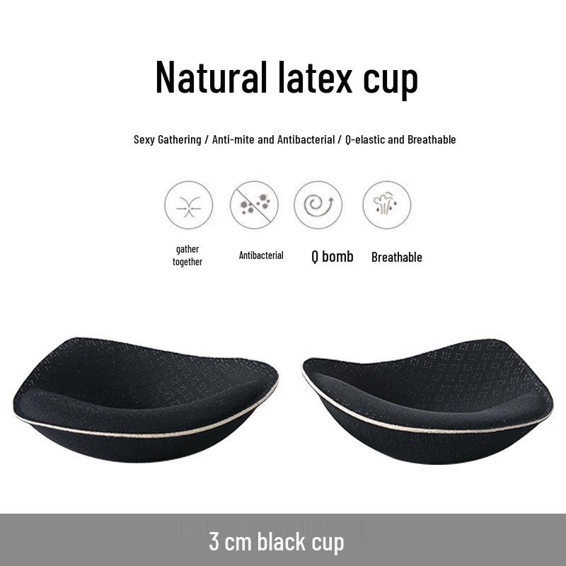 3cm Thick Sports Bra with Replaceable Teardrop Cup and Removable Breathable Latex Pad