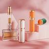 Sticlă de pulverizare din aluminiu de 5 ml cu piele naturală Atomizor de parfum de lux Recipient cosmetic