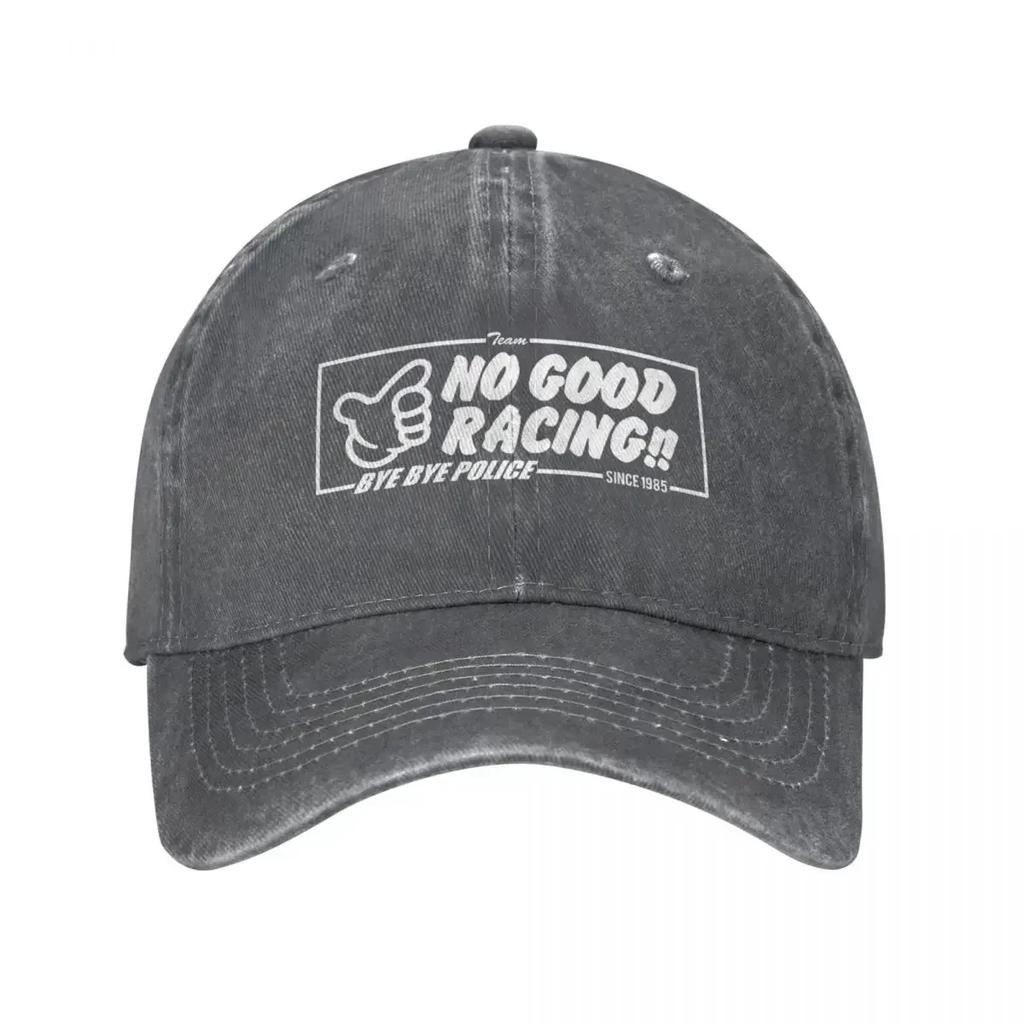 JDM No Good Racing Unisex Women Baseball Cap Distressed Cotton Hats Cap Classic Outdoor Activities Adjustable Fit Sun Cap