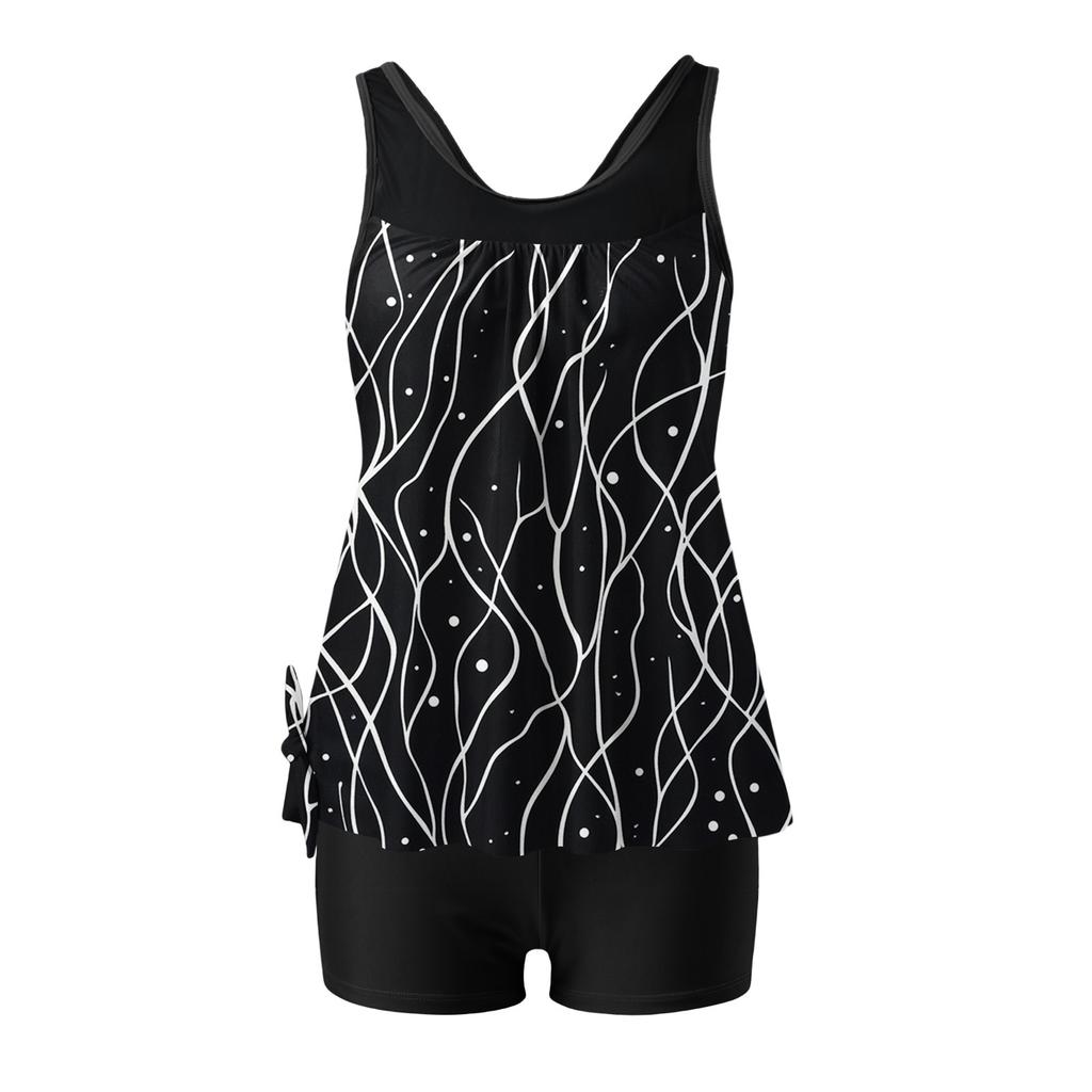 Women Swimsuit With Shorts  Flowy Two Piece Swimsuits  Bathing Swimwear