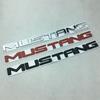 Metall Auto Karosserie Buchstabenaufkleber Heckklappenaufkleber Dekoration für Mustang Shelby GT 350 15-18 Außenzubehör