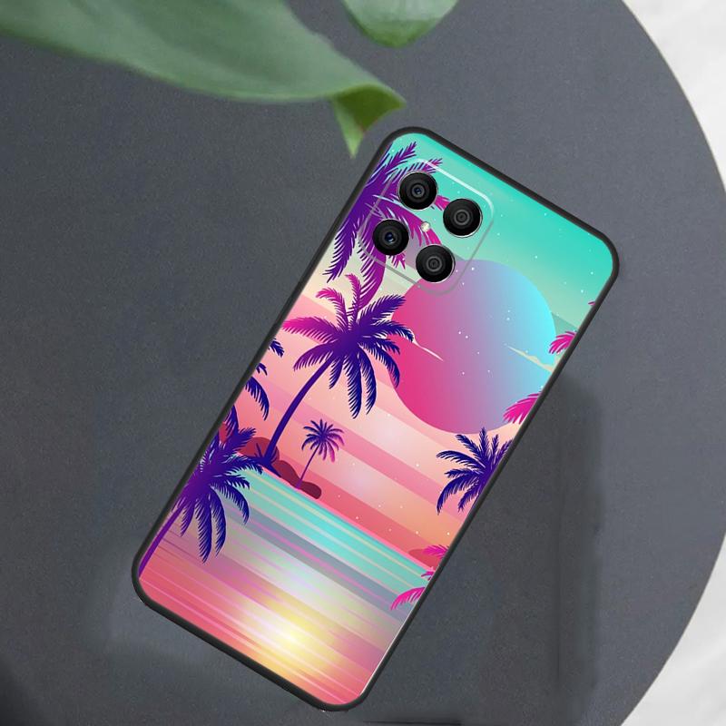 Synthwave Retro 80s Neon For Honor Magic 7 Lite 6 5 8 Pro Case For Honor 200 400 70 90 X8c X8b X9a X9b X9c X9d Win RT