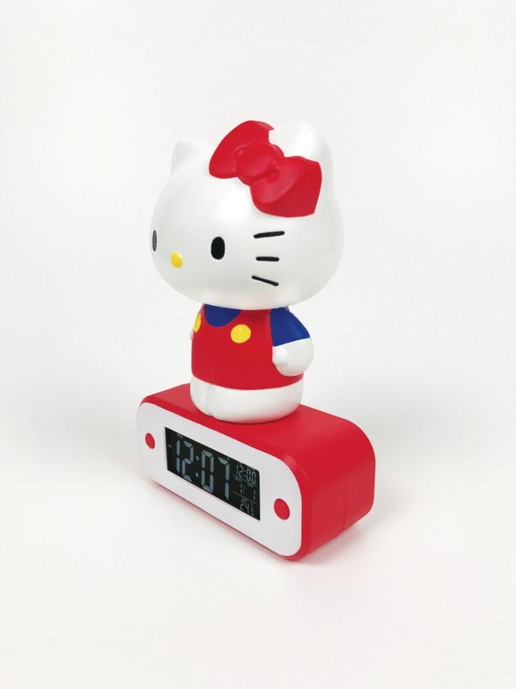 Budzik z lampką LED z motywem Hello Kitty, TEKNOFUN