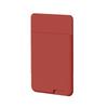 Silicone Cell Phone Wallet Case Mobile Phone Credit ID Card Holder Pocket Fashion Self-Adhesive Sticker Card Bag