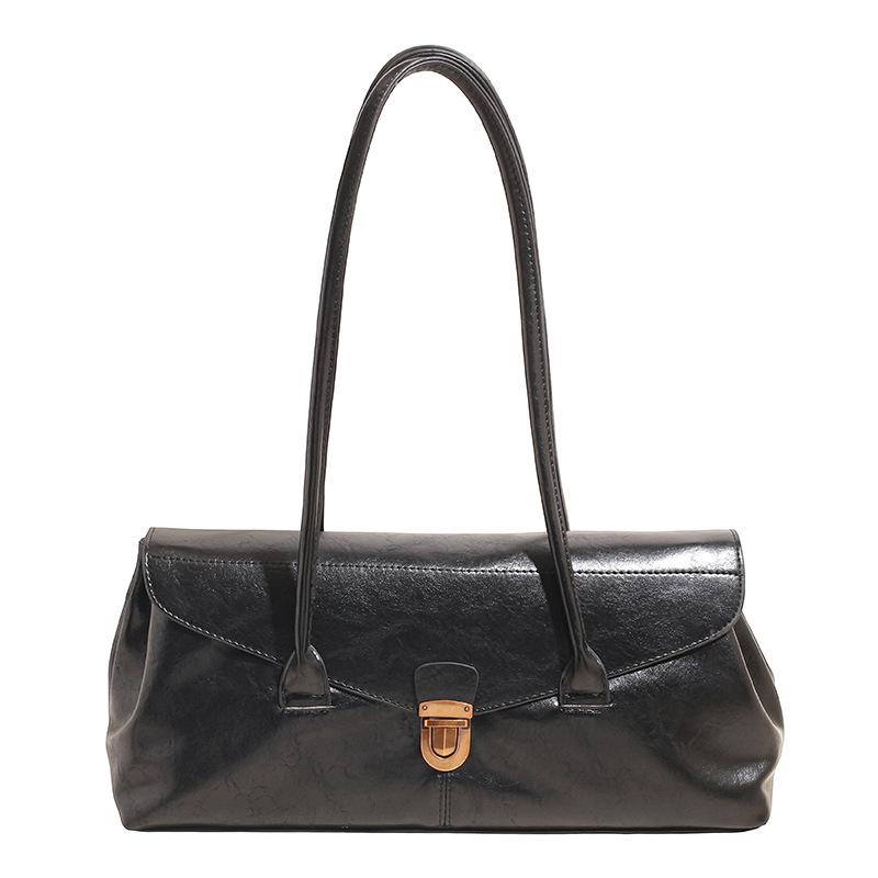 Modische Bowlingtasche, Schultertasche, Damen-Achseltasche, Pendler-Tragetasche