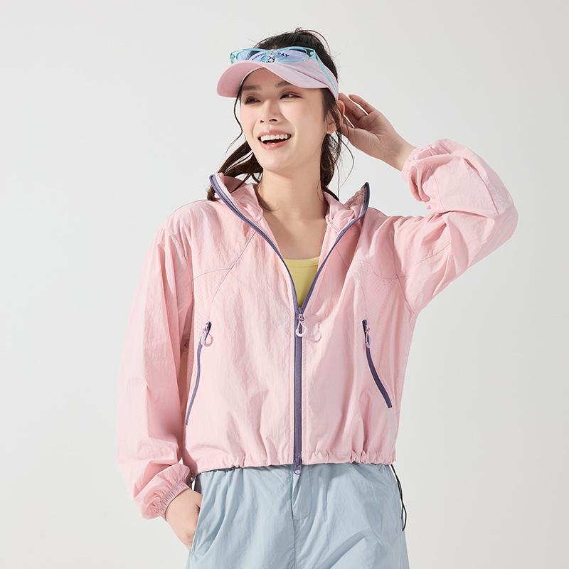 Summer new couple sunscreen clothes women's ultra-thin breathable UV-proof jackets outdoor sunscreen clothes men's