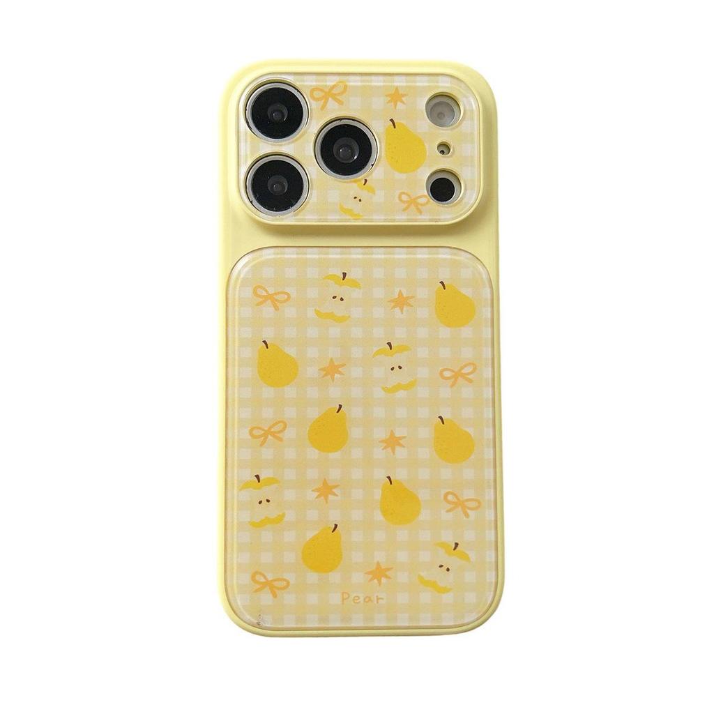 Plaid Strawberry Pear iPhone 17 Pro Max Protective Case - Compatible with iPhone 16/15