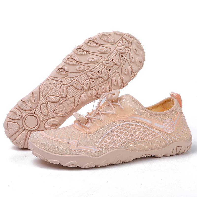 

New creek shoes couple beach shoes amphibious wading shoes fashion platform swimming shoes overalls fitness shoes 35 абрикосовый