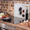 Glas-Kochfeld-Schutzplatte 60x52 Wein