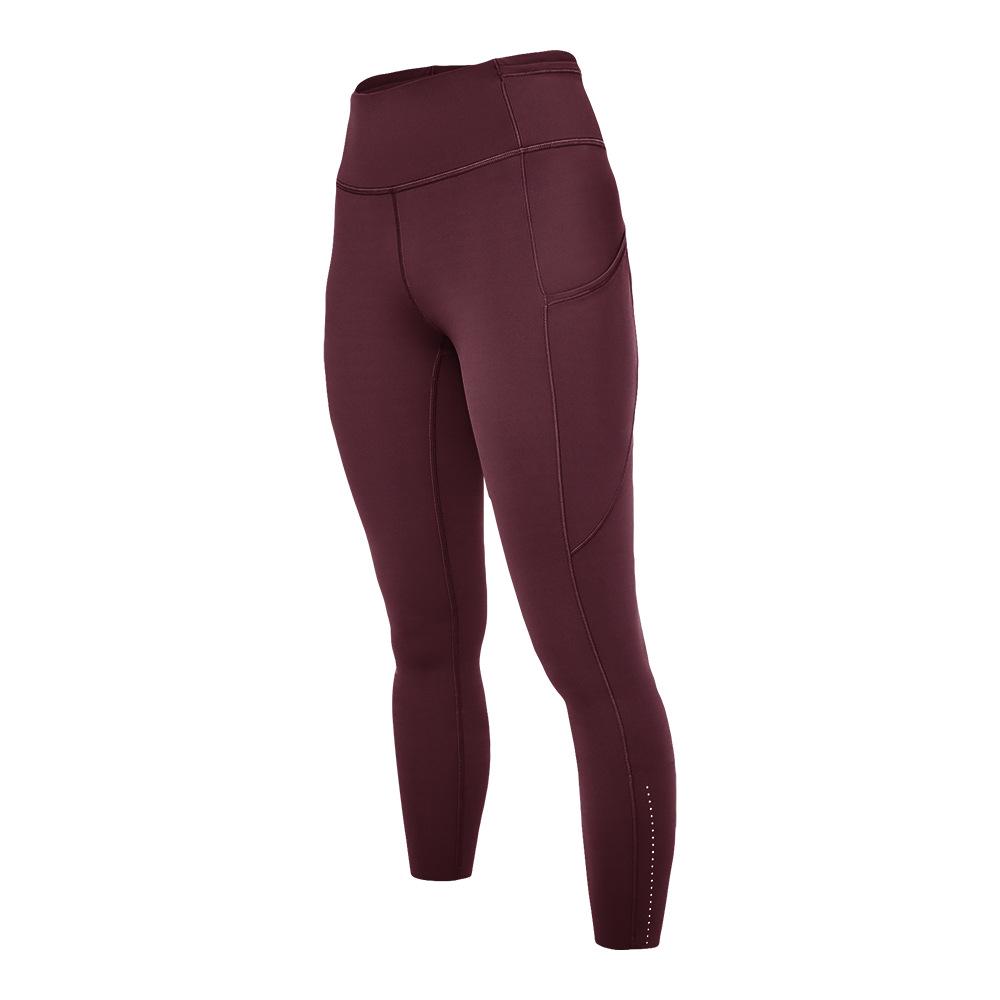 Women's High Waist Tummy Control Yoga Pants with Pockets - Tight Fit for Running, Cycling, and Outdoor Activities.