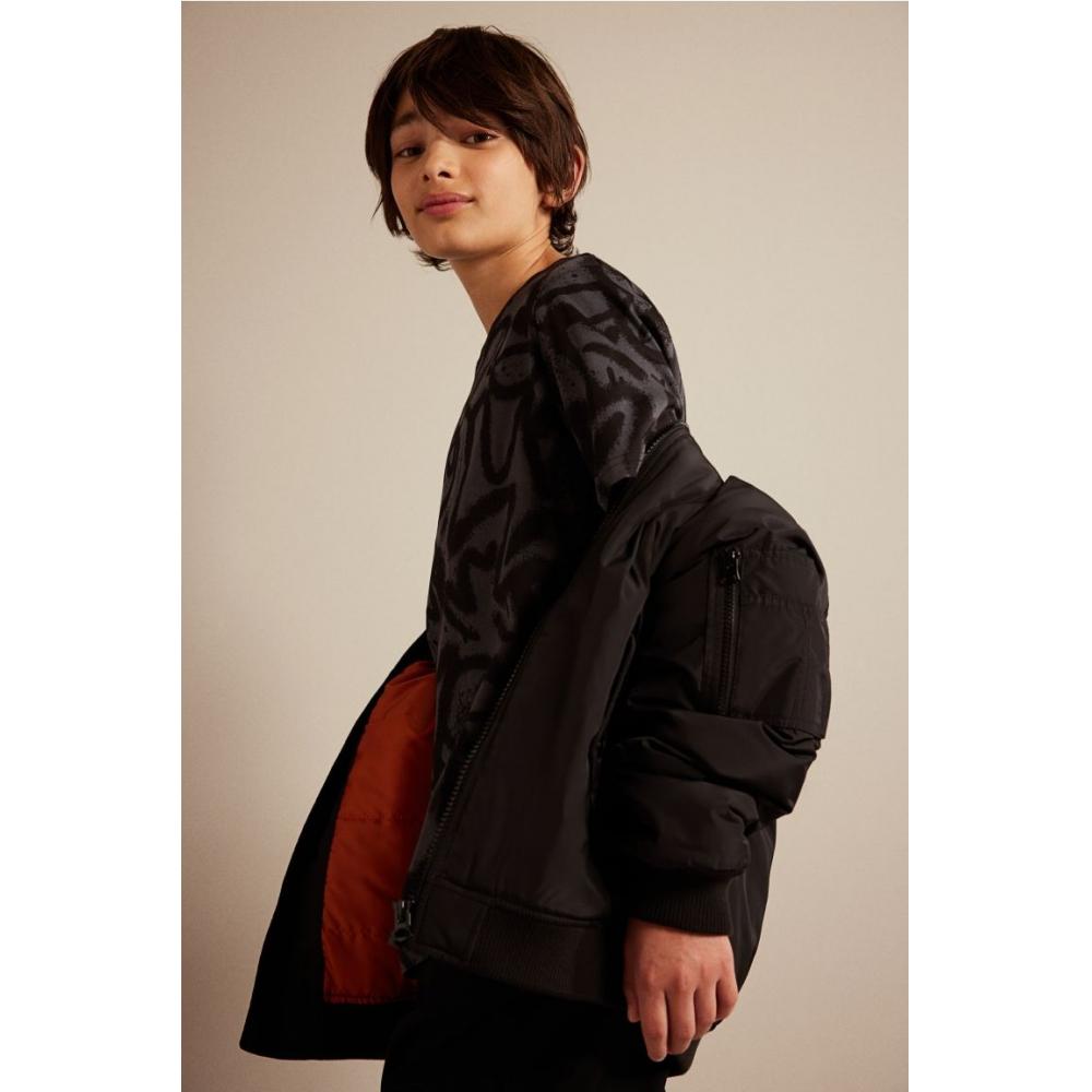 

HM комплект из 5 футболок темно-серого цвета с рисунком