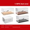 1:18 Car Model Base PVC Dust Cover Lighted Transparent Display Box Bookshelf Decoration Present For Boys Home Decor Kids Toys