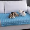 Pet Cooling Mat Dog Cat Sleeping Pad Cool Ice Silk Moisture-proof Mattress Cushion Summer Small Animal Cold Bed 5 Sizes