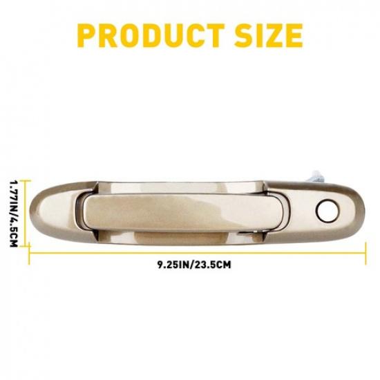 Front Left Driver Outside Door Handle for 1998-2003 Toyota Sienna Beige