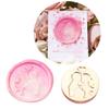 2Pcs Wedding Themed Seal Stamp Head, Embossed Sealing Stamp Head for Invitations Envelope Scrapbooking Embellishments