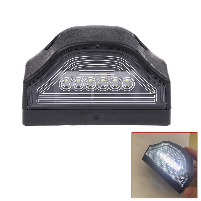 

3 светодиодные лампы номерного знака E9 12В-24В для грузовика, прицепа, белый свет, водонепроницаемый фонарь номерного знака автомобиля