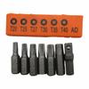 Professional 14-Piece Tamper Resistant Star Bits, S2 Alloy Steel, T5 - T40 Security Torx Bit Set