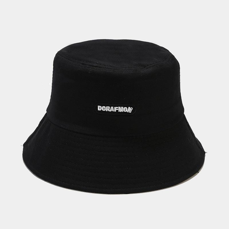 Ins Student Basin Hat Female Spring and Summer Internet Celebrity Versatile Couple Showing Face Small Shade Sub-letter Bucket Hat Trendy Brand