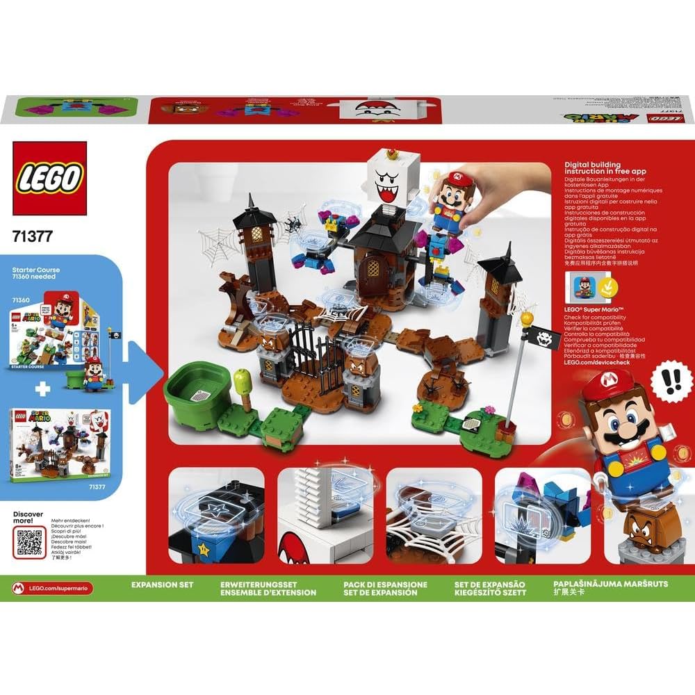 LEGO Super Mario Bowser and King Boo's Haunted Yard Challenge Building Set 71377