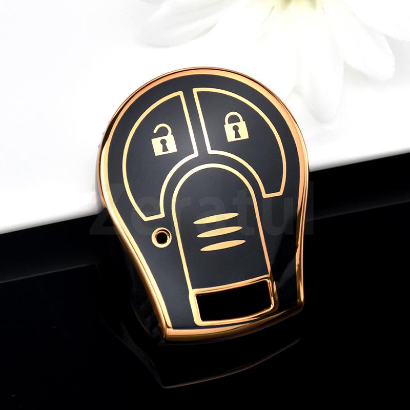 2/3/4Button Car Key Case Cover For Nissan March Tiida Altima Armada Cube Juke Maxima Pathfinder Rogue Shell Fob Holder Protector