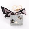 1 PC Cute Key Bag Owl Coin Purse Mini School Bag Car Key Chain Pendant Lady Wallet PU Leather Coin Purses Coin Purse Keychain