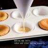Adjustable Handheld Batter Dispenser for Baking - PP Plastic Pancake & Cupcake Pourer, Multifunctional Chocolate Dispenser with Stand
