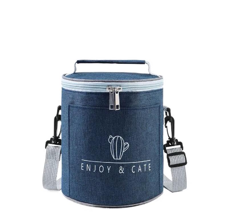 Newcity Round Insulated Lunch Tote Bag