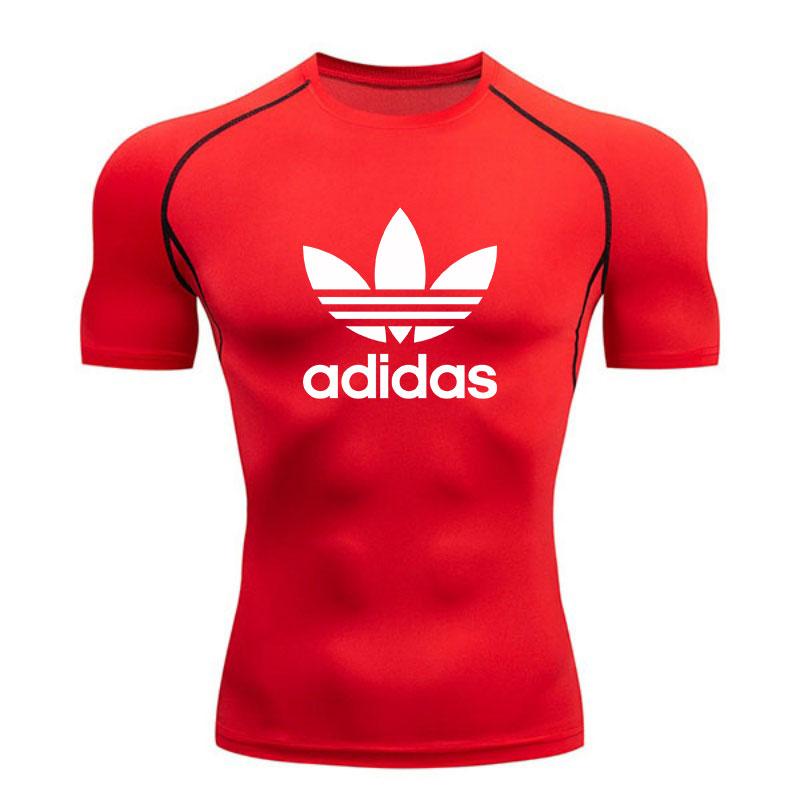 Men's Quick Dry Compression Athletic T Shirt, Breathable Str
