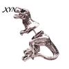 Non-fading Alloy Jewelry Piercing Earring, 3D Tyrannosaurus Rex Design Stud Earring Daily Wear Retro Distressed Dinosaur for Street Style Gift