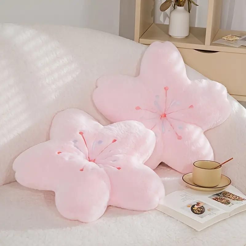 Cherry Blossom Throw Pillow Girl Heart Sofa Cushion Photo Decoration Bay Window Cushion Tatami Cushion