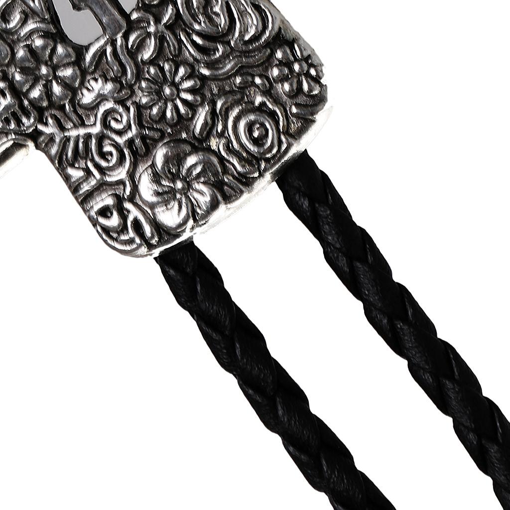 Skeleton Head Personality Bolo Tie Stickpin Shirt Tie Mens Fashion Western Bolo Tie Collar Rope Fashion Tribe Ornaments