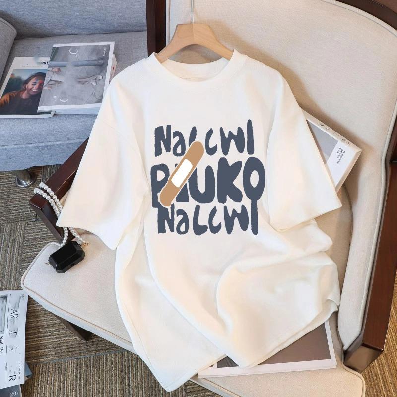 

Літня Дитяча Доросла Модна Футболка з Принтом з Коротким Рукавом для Вулиці, Повсякденна, з Круглим Вирізом, Оверсайз, Жіноча, Топ, Одяг для Дівчинки 100