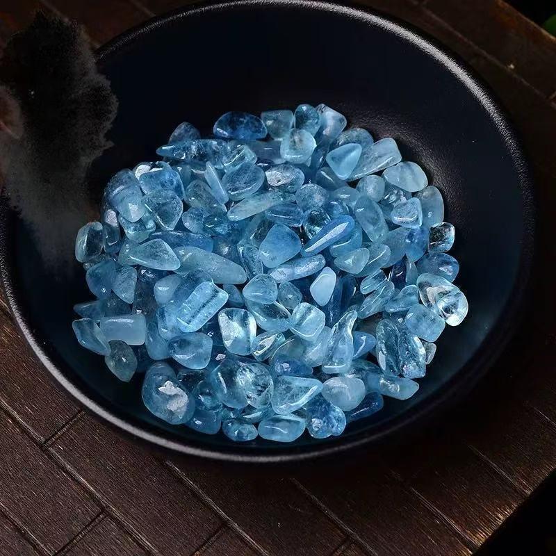 Natural Sea Blue Treasure Stone, Aromatherapy Stone, Fragrance Expansion Stone, Fish Tank and Flower Pot Decoration Stone, Demagnetization Stone