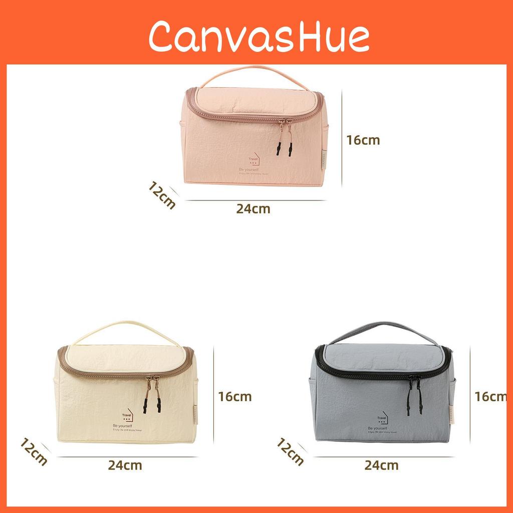 Modern Simple Nylon Makeup Organizer With Multipurpose Storage For Travel