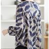 Fashion Elegant Casual Loose Chiffon Shirts Women Long Sleeve Tops Plus Size Women's Blouses Round Neck Slim Vintage Print Shirt Woman Clothing 26340