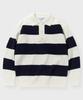 GLW Oversized Rugby Striped Knit Navy