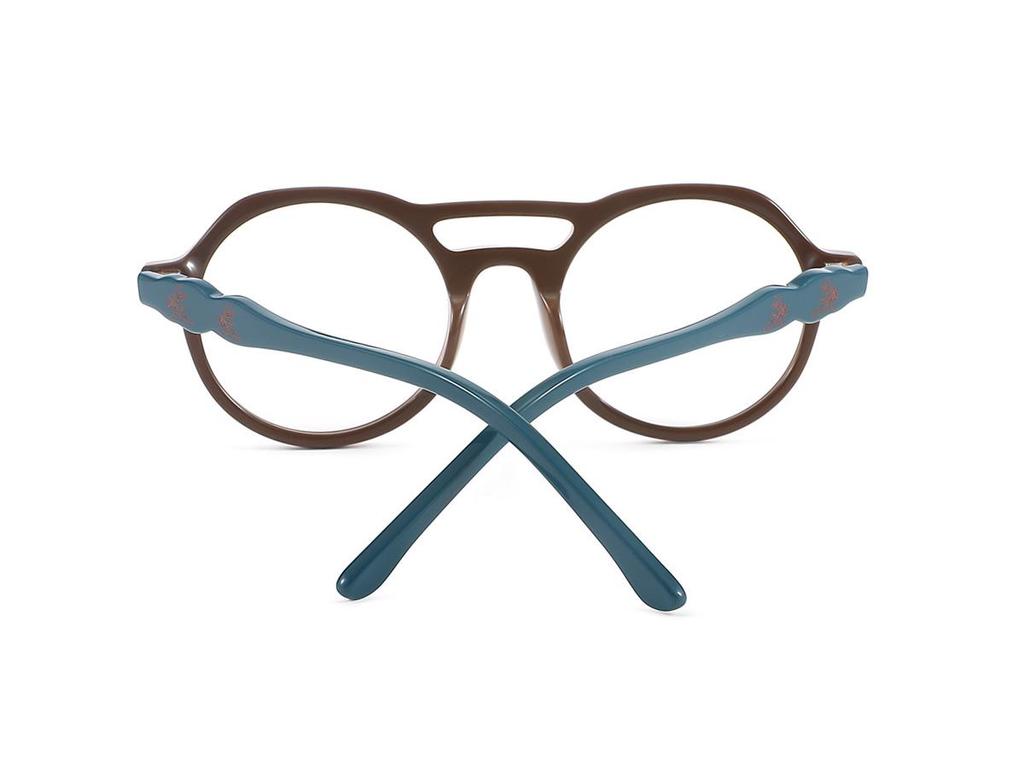 New High-End Retro Aviator Glasses with Slimming Design - Model 2701